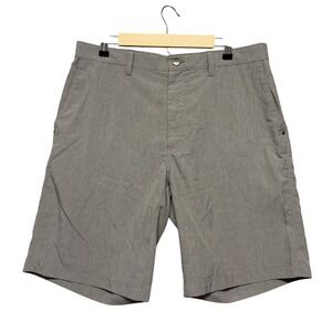 Callaway Mens Performance Golf Shorts Size 36 Grey Heathered Moisture Wicking